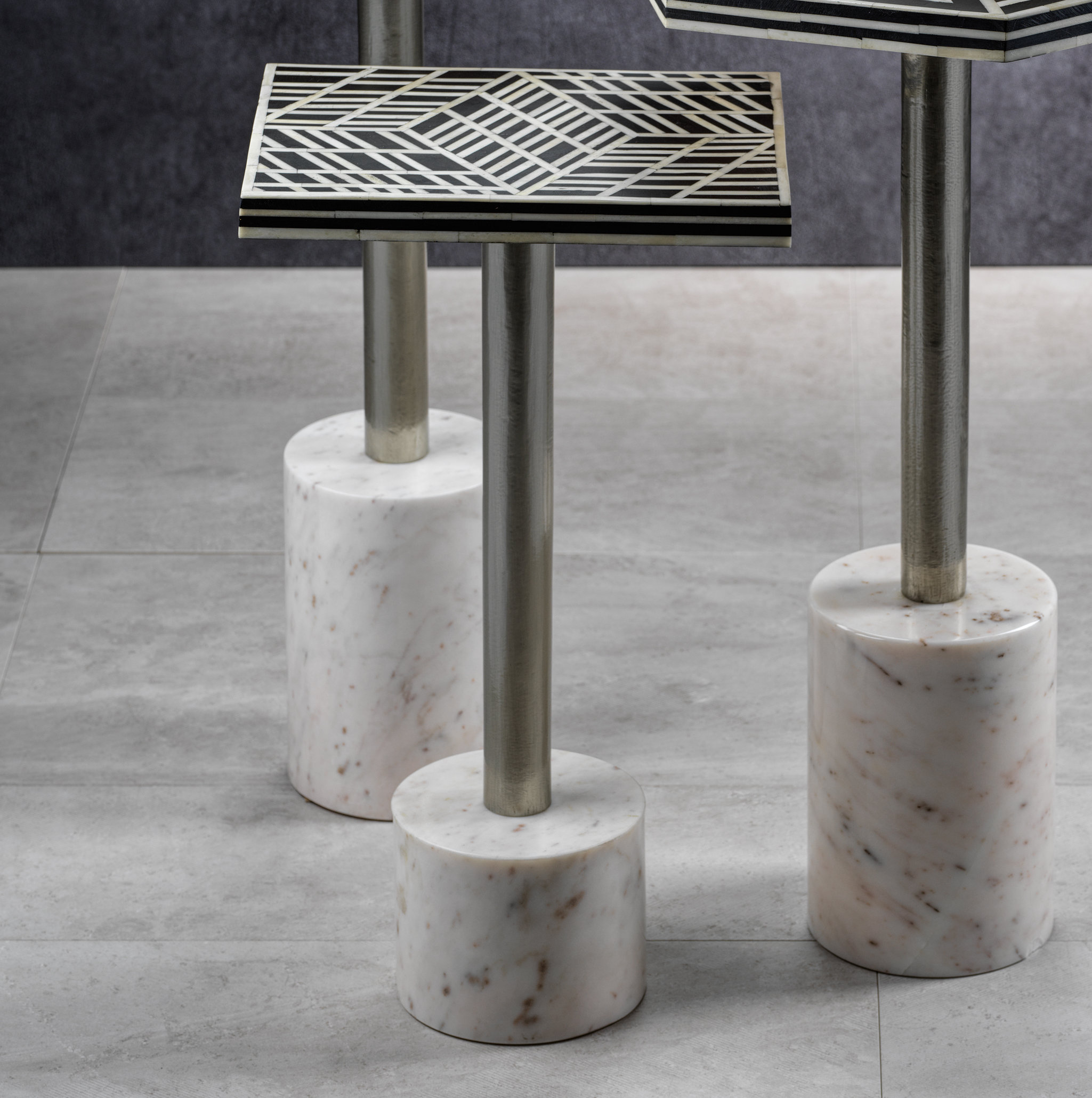 Orren Ellis Wikieup Marble Top Pedestal End Table | Wayfair