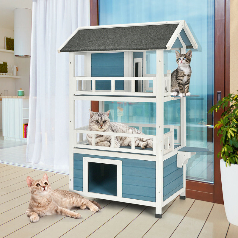 Maison de chat Morey Portable