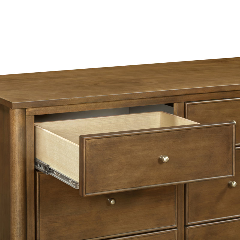 Commode 9 tiroirs Ambrosia, Noyer naturel