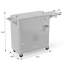 Chariot de refroidisseur de patio 80 pte avec armoire et table d'appoint pliable-120785906