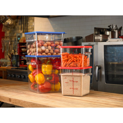 Carlisle Food Service Products 1.5 Gallons Square Food Storage Container