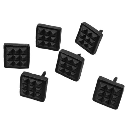 SOLID CAST IRON Victorian, Colonial, Retro Square Waffle Clavo Nail