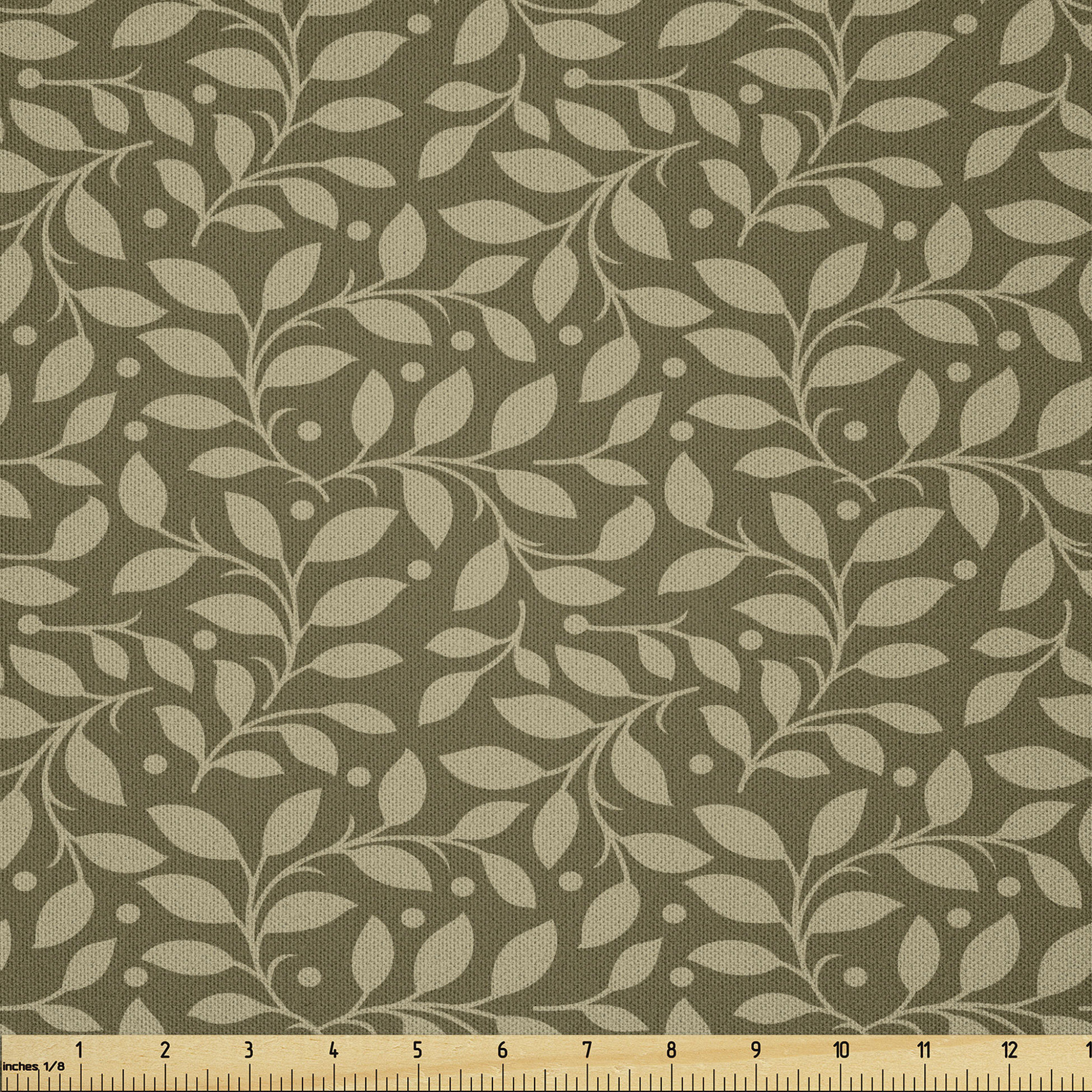 East Urban Home Dasiyah Old Fashioned Leafy Branches with Dots Multi ...