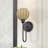 Summervine 1 Light Bronze Single Sconce-121436195