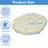 51 Inch Water Resistant Outdoor Papasan Cushion With Removable Cover For Patio Chair-208512238