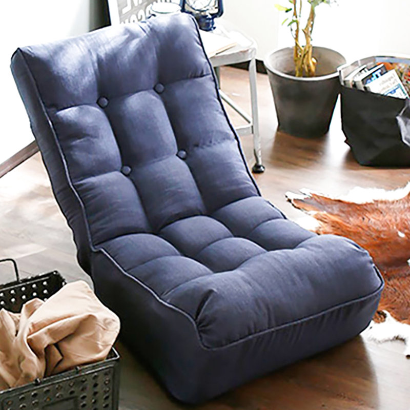 Multifunctional Reclining Chair - Gaming, Meditating Linen Lazy For Dormitory Space Saving, Comfortable