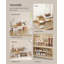 Freestanding Bamboo Spice Rack with Adjustable Racks