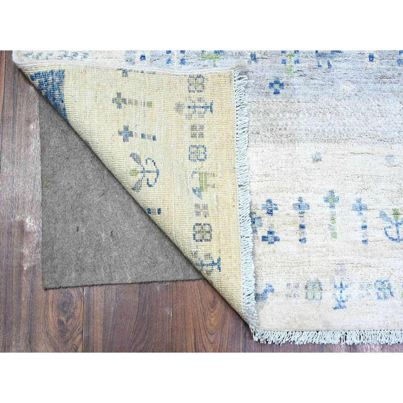 Tapis oriental gris en laine noué à la main 6 pi x 8 pi 8 po Gabbeh 57C2C765A08C4AB29DCB82C1C9728FFB