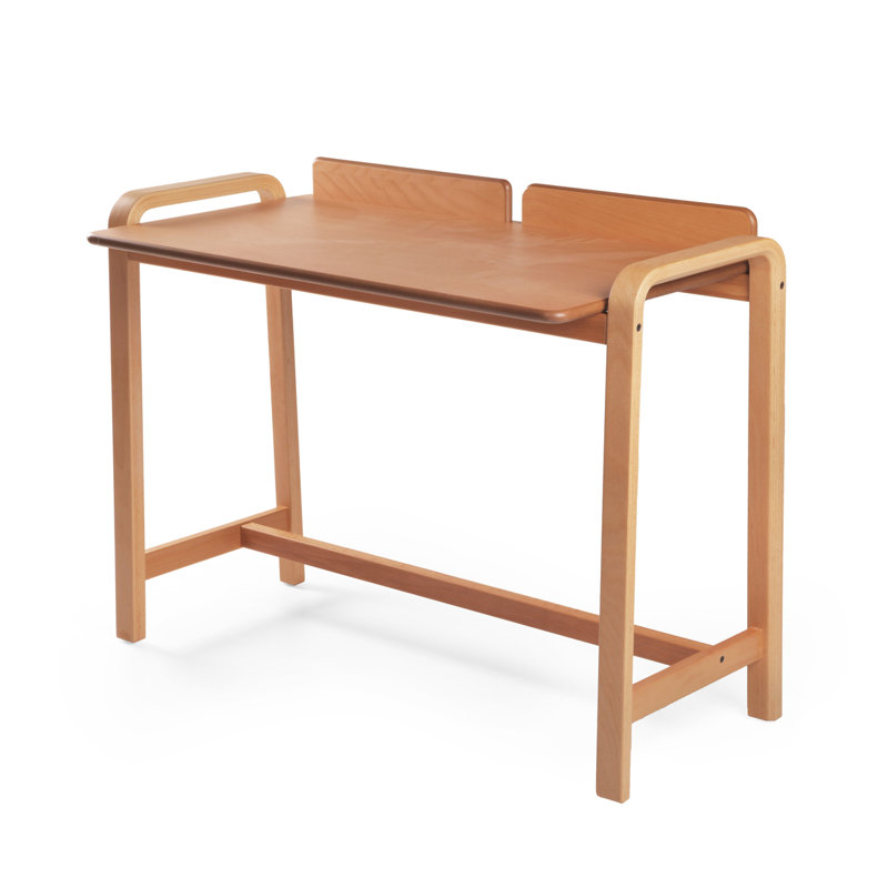 De'M Solid Wood Writing Desk, Natural