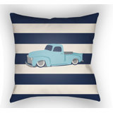 Littles Striped Indoor/Outdoor Throw Pillow