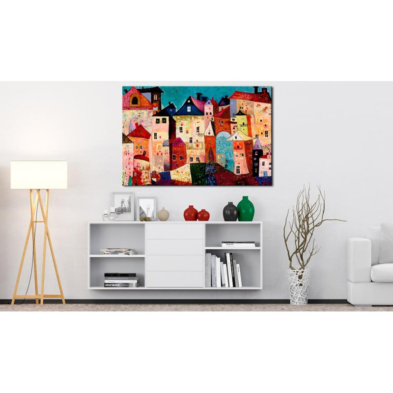 Artistique - peinture sur toile tendue, H 16 po x l 24 po x P 1 po