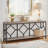 Très longue table d'appoint 70,86 po, console 2 niveaux-210379293
