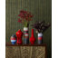 Ensemble de 3 vases Happy, années 80, noir, bleu et rouge