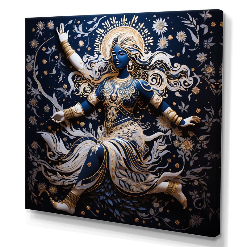 Hinduisim Cosmic Dance III - impression, H 24 po x l 24 po x P 1 po, Toile tendue