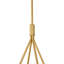 4-Light Cone Shaded Chandelier 