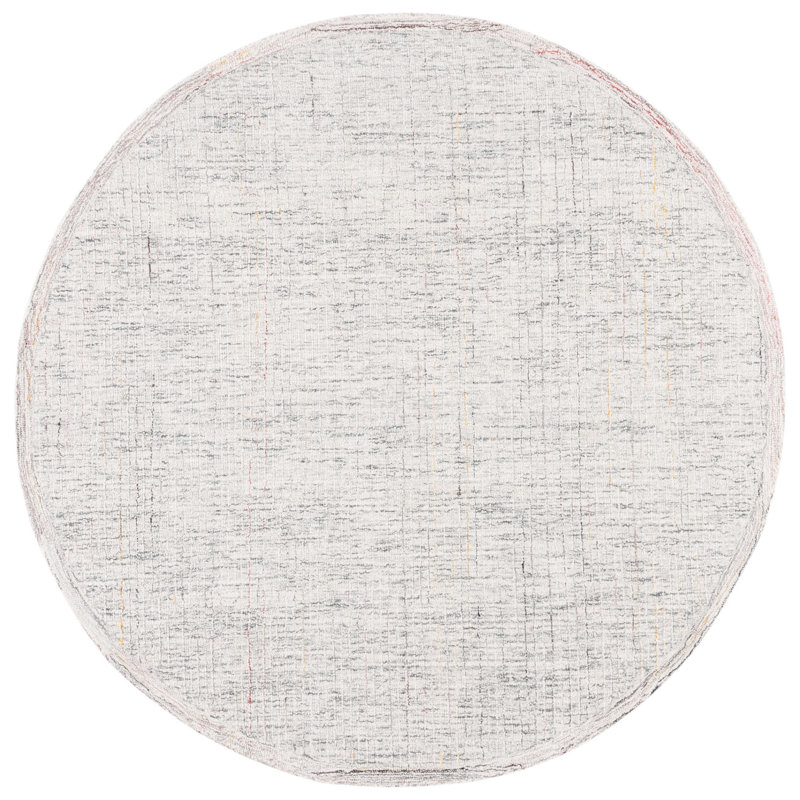 Grishaw Hand Tufted Performance Grishaw Rug, Round 6'