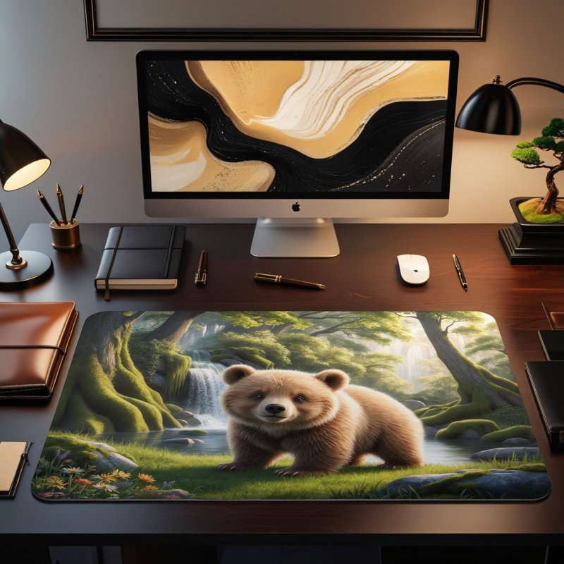 Polyester Desk Pad, 23.6x13.8
