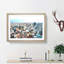 Buenos Aires Skyline In Argentina Painting - Single Picture Frame Print on MDF-56633226-56633227