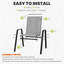 Stackable Outdoor Patio Dining Armchair-127314019-127314143