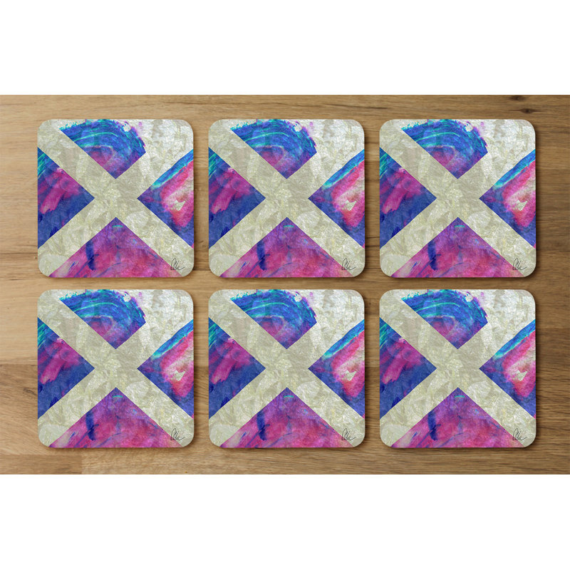 Square 6 Piece Coaster Set