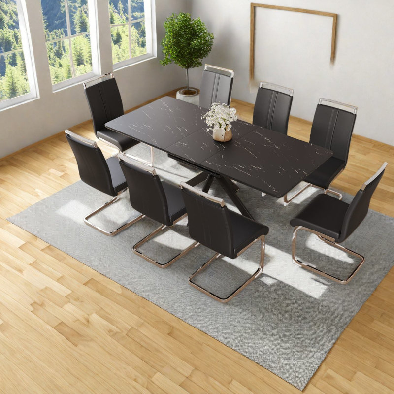 Dining Table Sets(must Include Both Table And Chair) Extendable Mdf Metal Modern Dining