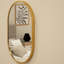 Capsule Black Metal Wall Mirror-938701832