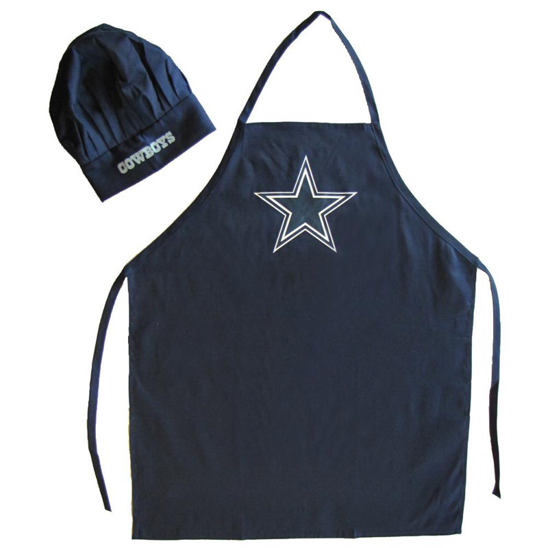 NFL No Pattern Apron Sets, Dallas Cowboys