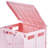 Foldable Cart With Stair Climbing Wheels Collapsible Rolling Crate 65L