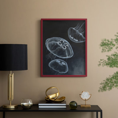 Jellyfish Heaven I Framed Print - Solid Wood