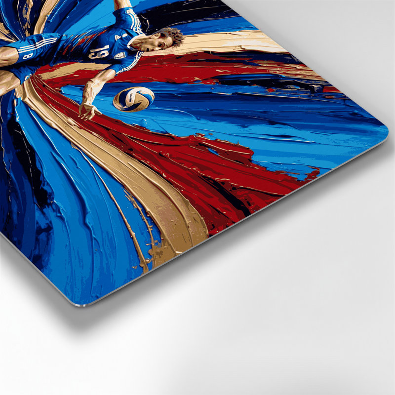 Art mural en métal Sports Handball, 20" H x 30" W x 0.05" D