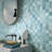 Inkjet 2" x 2" Marble Bathroom Wall Mosaic Tile