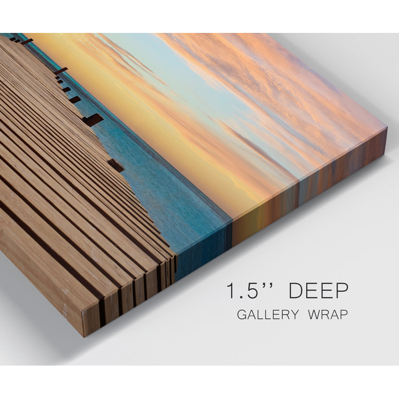 Aruba Sundown - impression sur toile tendue, H 27 po x l 18 po x P 1 po