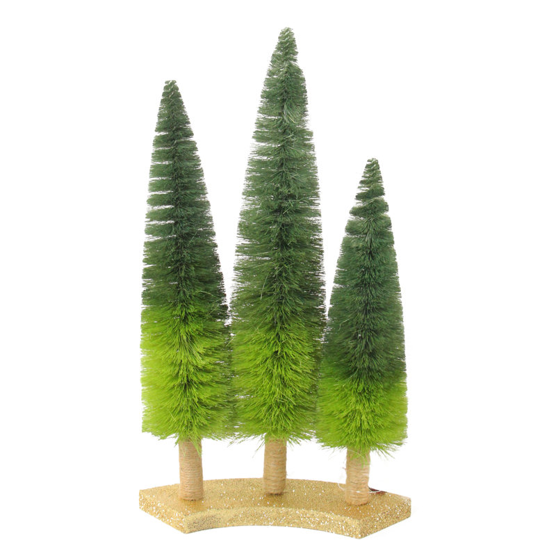 Arbres de Noël sisal vert 15,75 po