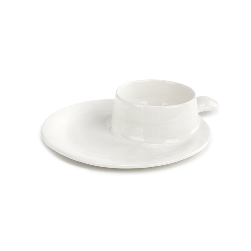 Orren Ellis Khelsey Platter, Cream