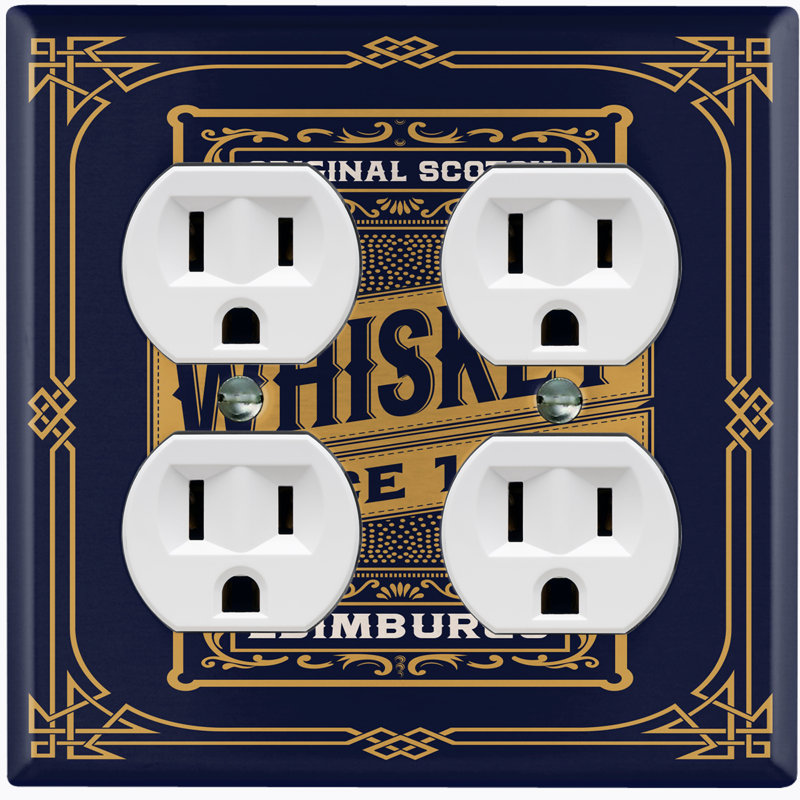 2 - Gang Duplex Outlet Standard Wall Plate