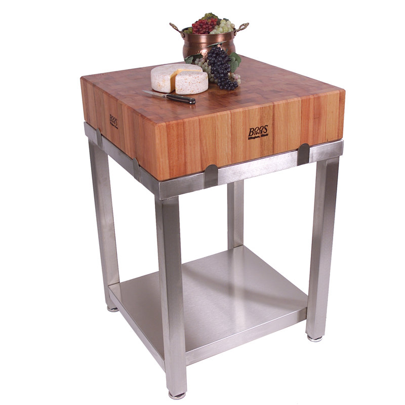 Table de préparation avec plateau de boucher Cucina Laforza, Non inclus