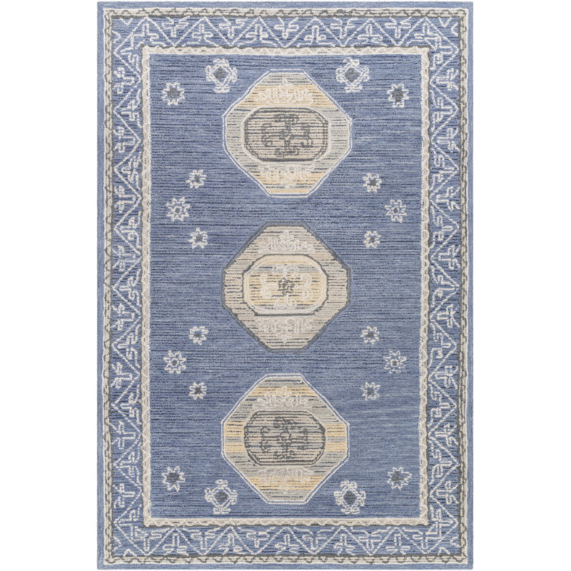 Geromy Southwestern Indoor Rug, Rectangle 5' x 7'6"