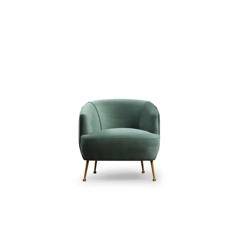 Fauteuil demi-tonneau en polyester 30,71 po Brotherton