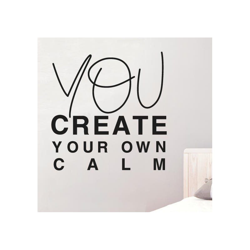 Abstract Wall Decal, Black, Medium