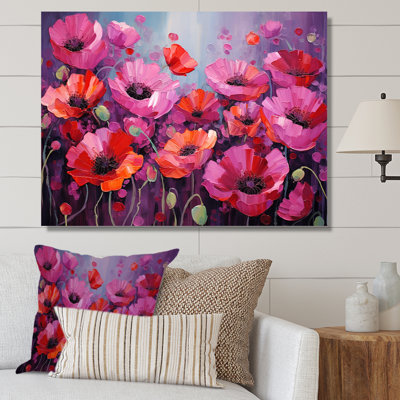 " Magenta Poppy Fields Magic "