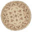 High-Quality Hand-Knotted Ivory Area Rug