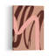 Curved Hues Dance Abstract Contemporary Elegant Wall Art Print-1671471082