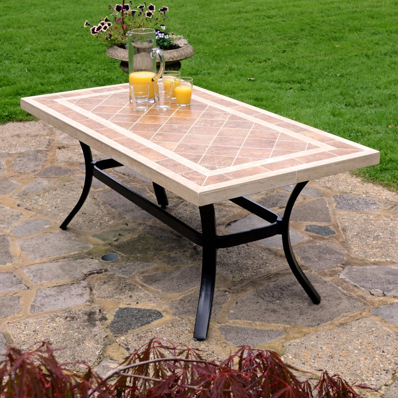 Hampton Garden Stone Mosaic Coffee Table