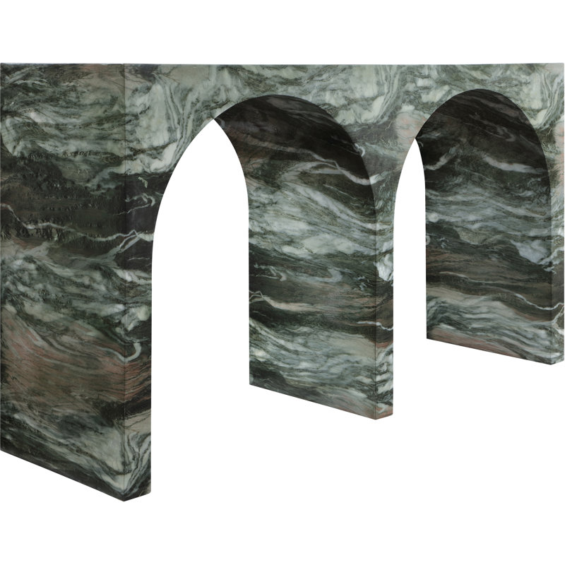 Pyresburg Finished Console Table, Green