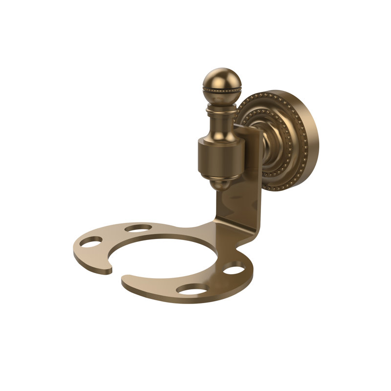 Porte-brosse à dents & culbuteur Godinez, Bronze brossé
