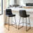 Radee Upholstered Counter Stool with Metal Frame-1151420035-1151420034