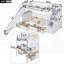 Cadre de lit simple avec rangement, glissade et amp; Bureau - Aucun sommier requis, fabrication en pin robuste-1846728134