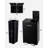 60L Dual Compartment Pedal Trash Can, Matte Black-135483086