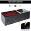 Banc de rangement avec repose-pieds 43 po