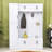 Minimalist Hall Tree with Cabinets, Adjustable Shelves, Bench Seating-1369673588